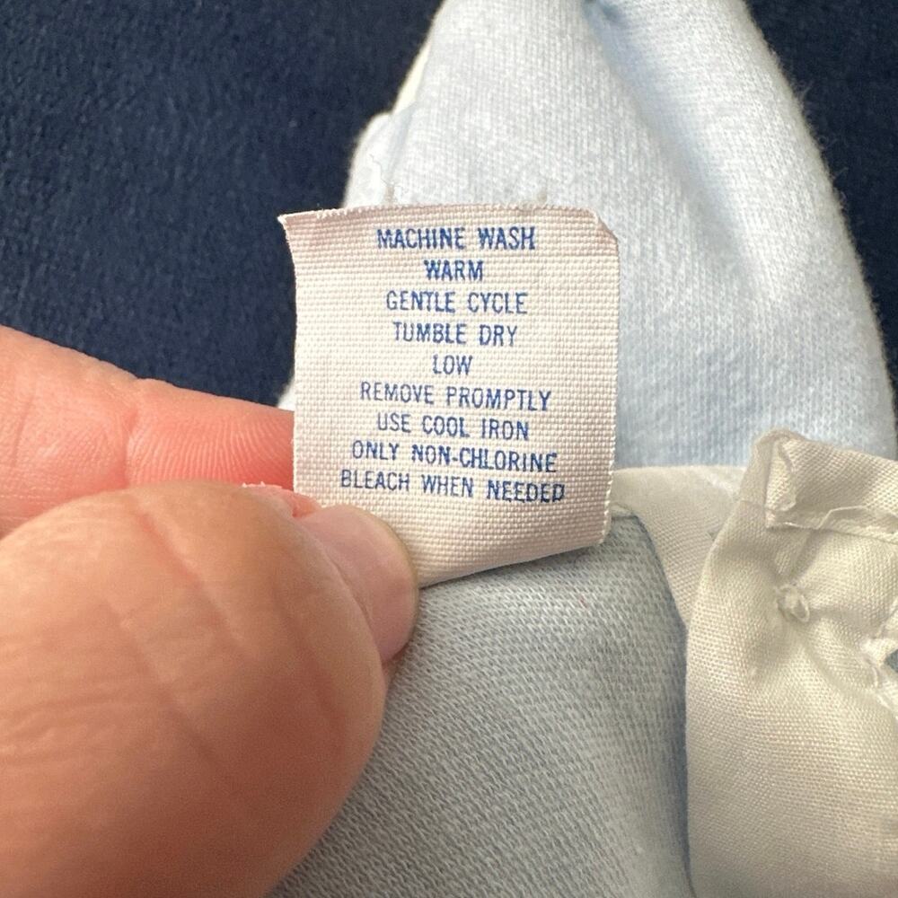 Vintage Toddle Tyke Romper Toddler Boy 0-3m Grandpas Boy Embroidered Bear Collar - Picture 7 of 9